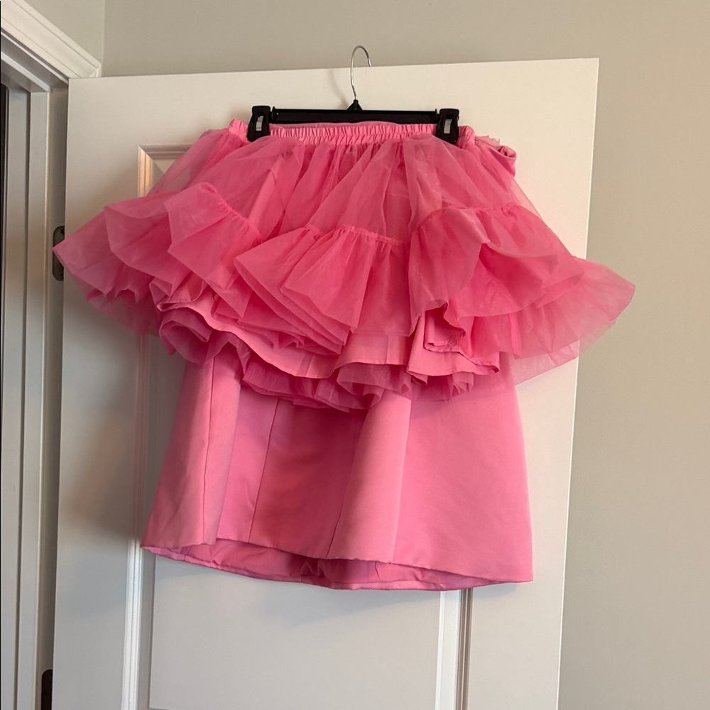 Fashion Nova Pink Strapless Dress - Picture 3 of 4